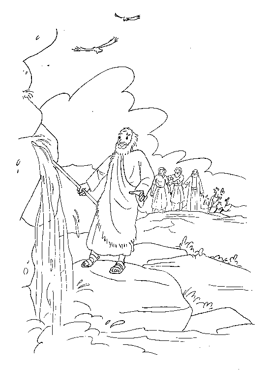 Plansa de colorat cu Biblia Ilustrata 102